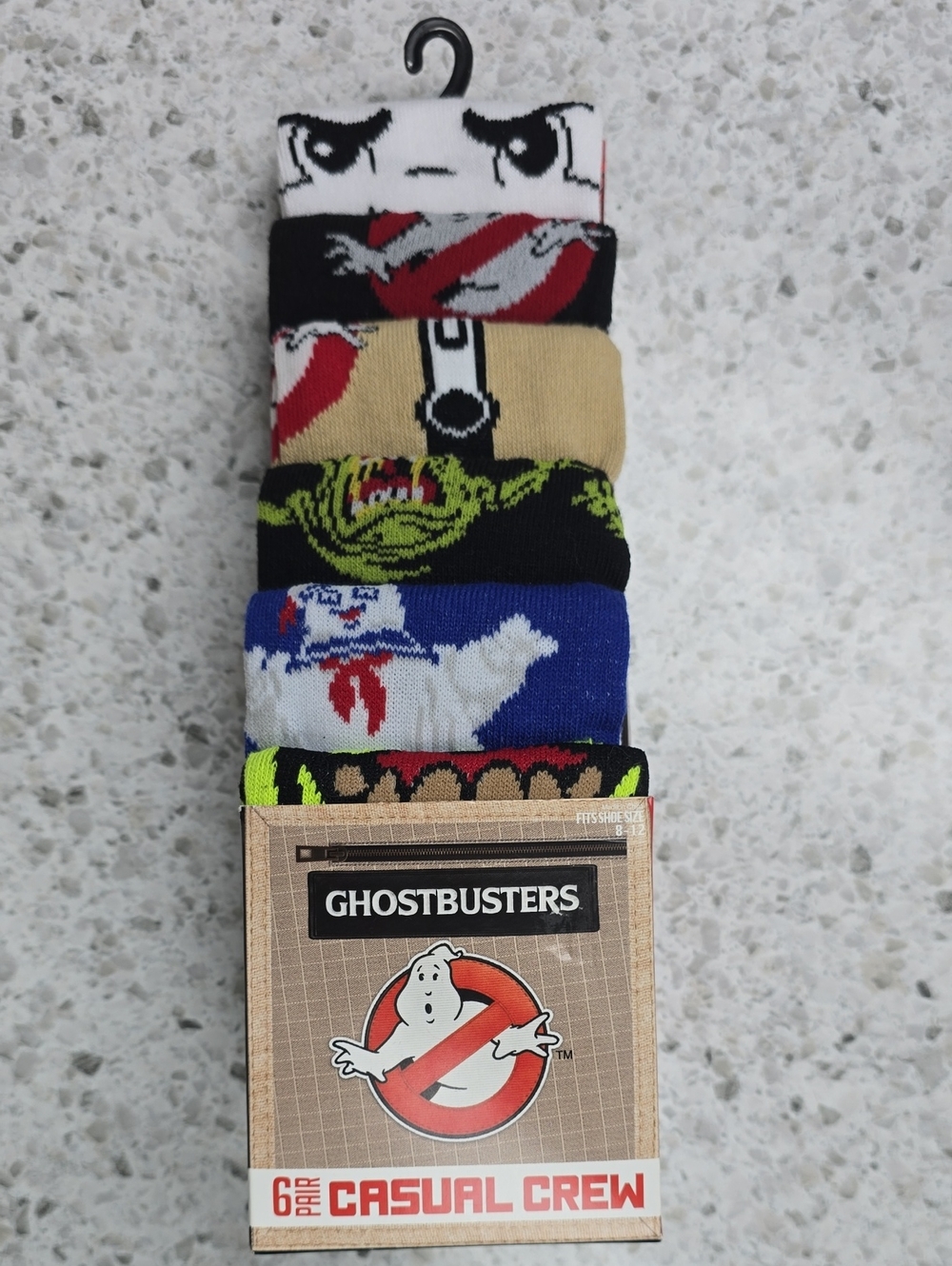 Ghostbusters Casual Crew Socks - Multicolor Set